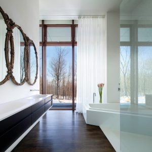 unique-bathroom-mirrors-in-Bathroom-Modern-with-floor-to-ceiling-windows-dark-wood-floor-2