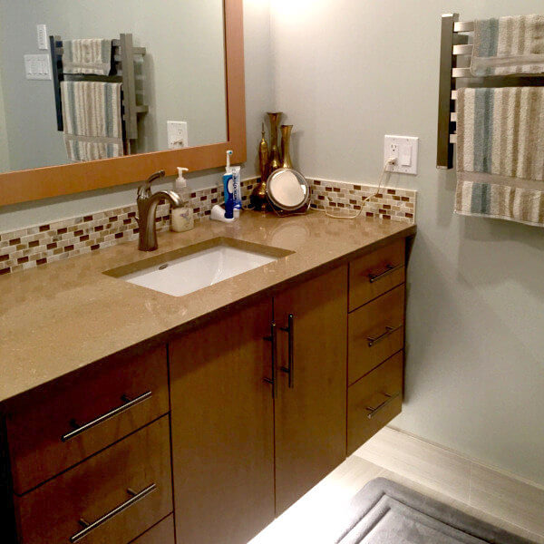 Bathroom remodel floating vanity halifax