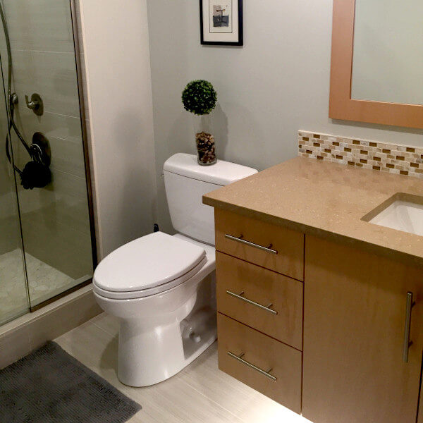Bathroom remodel floating vanity halifax