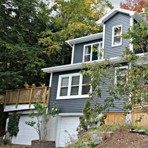 second story addition deck over garage