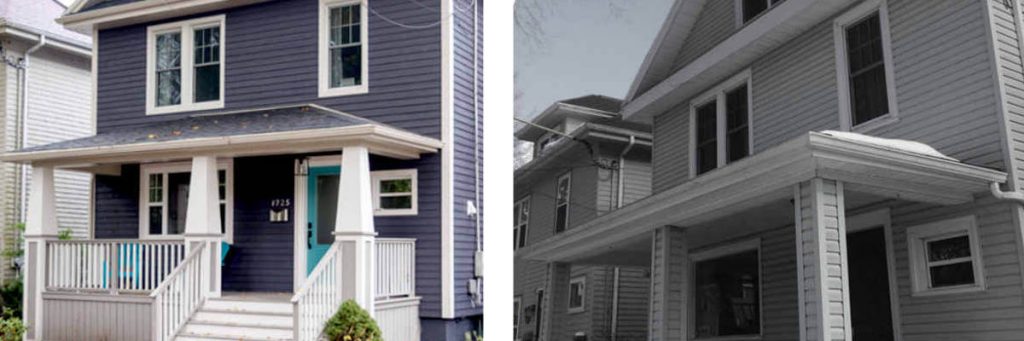 before after old home remodel