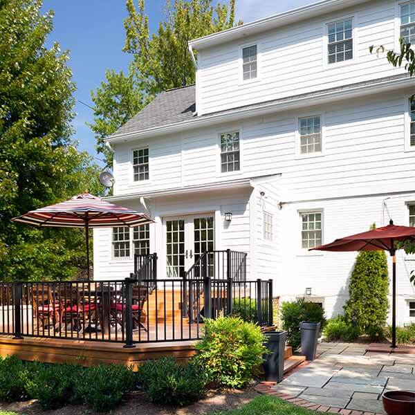 South End Halifax Two Story Addition back yard