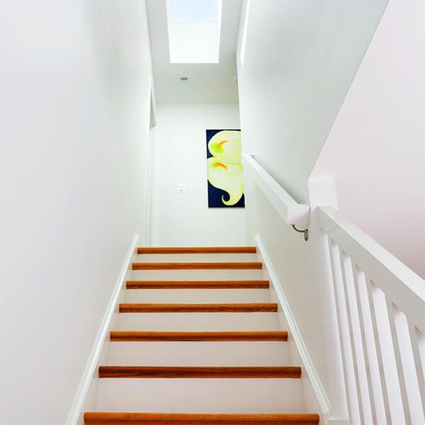 Two Story Addition stairway