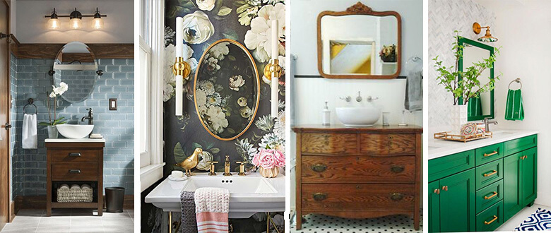 Bathroom colour and texture