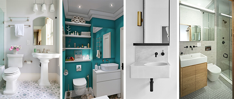 pedestal sink floating toilet small vanity